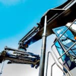 Malpensa Intermodale - gru vista dal basso